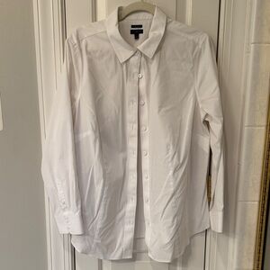Talbots White Oxford Button Down